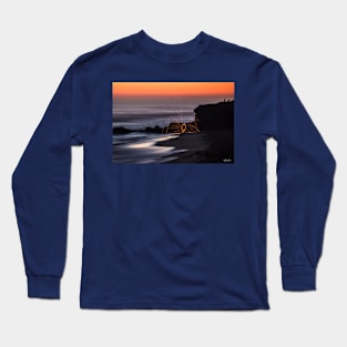 Steel Wool Spinning at Gunnamatta Beach, Mornington Peninsula, Victoria, Australia. Long Sleeve T-Shirt